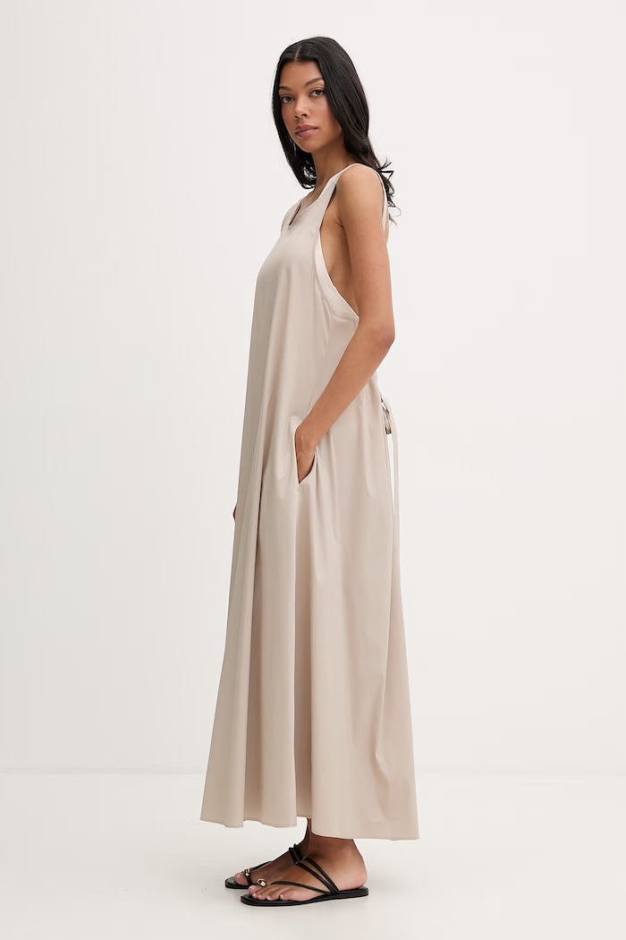 Max Mara Beachwear plážové šaty dámske SETA 2616221039600 béžová SS26