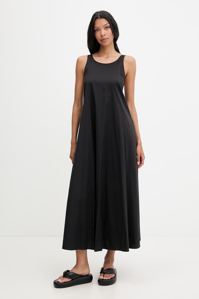 Max Mara Beachwear sukienka plażowa damska SETA czarny 2616221039600