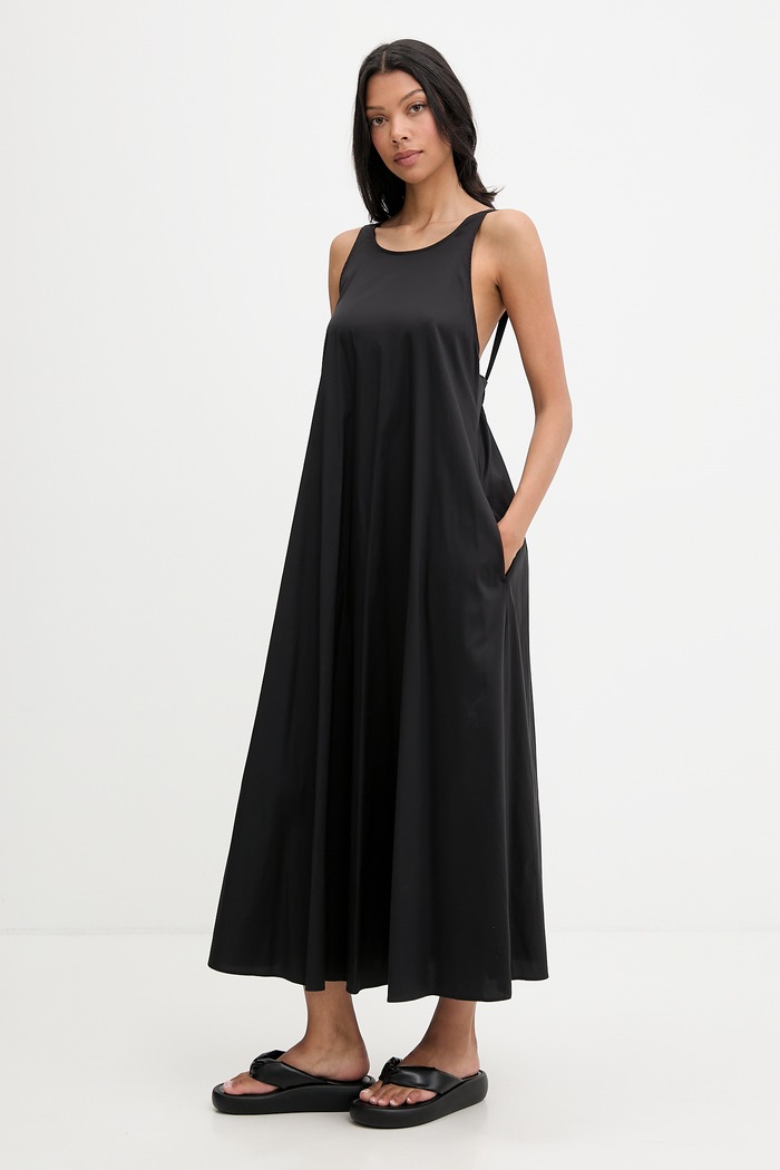 Max Mara Beachwear sukienka plażowa damska SETA 2616221039600 czarny SS26