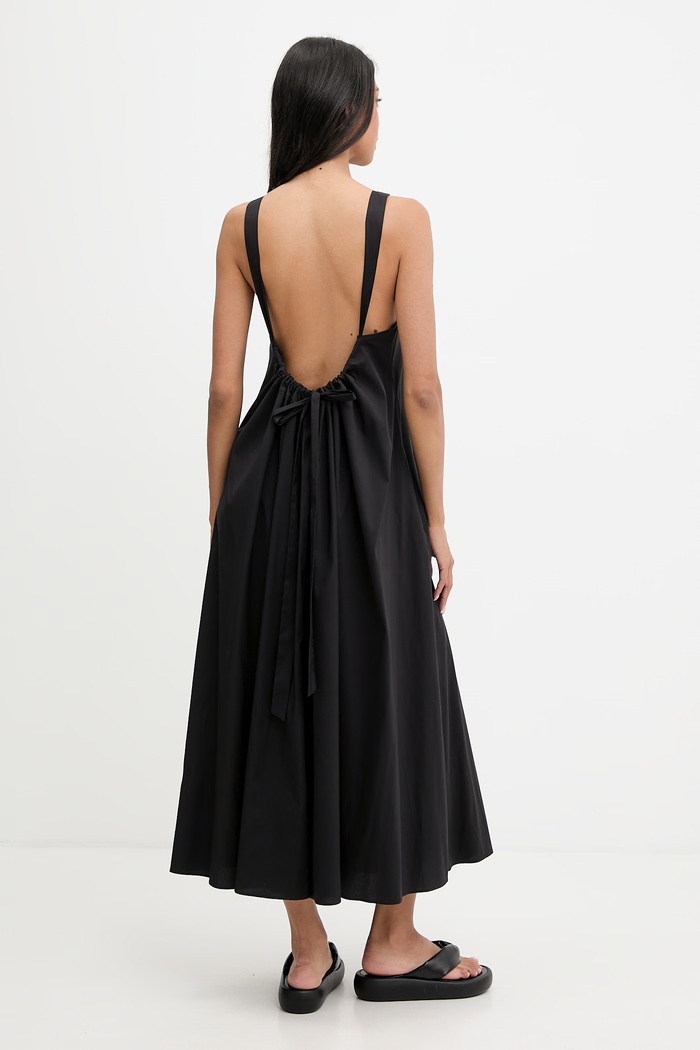 Odzież Max Mara Beachwear sukienka plażowa damska SETA 2616221039600 czarny