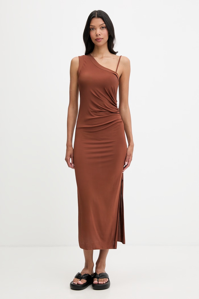 Max Mara Beachwear plážové šaty dámske FIABE hnedá 2616621029600