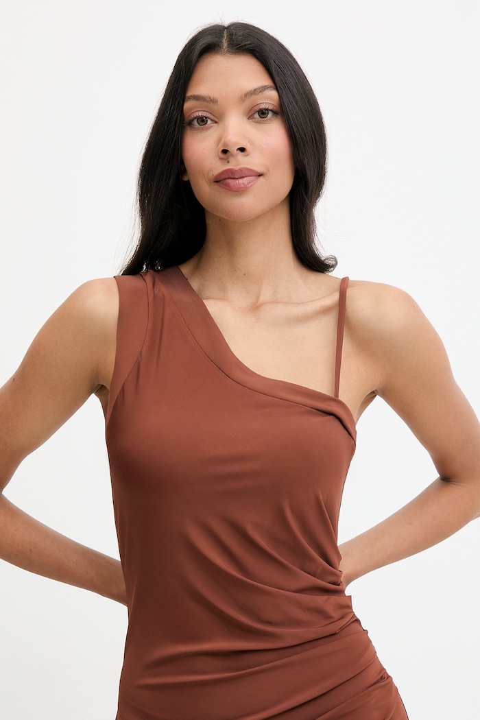 Max Mara Beachwear plážové šaty dámske FIABE hnedá 2616621029600