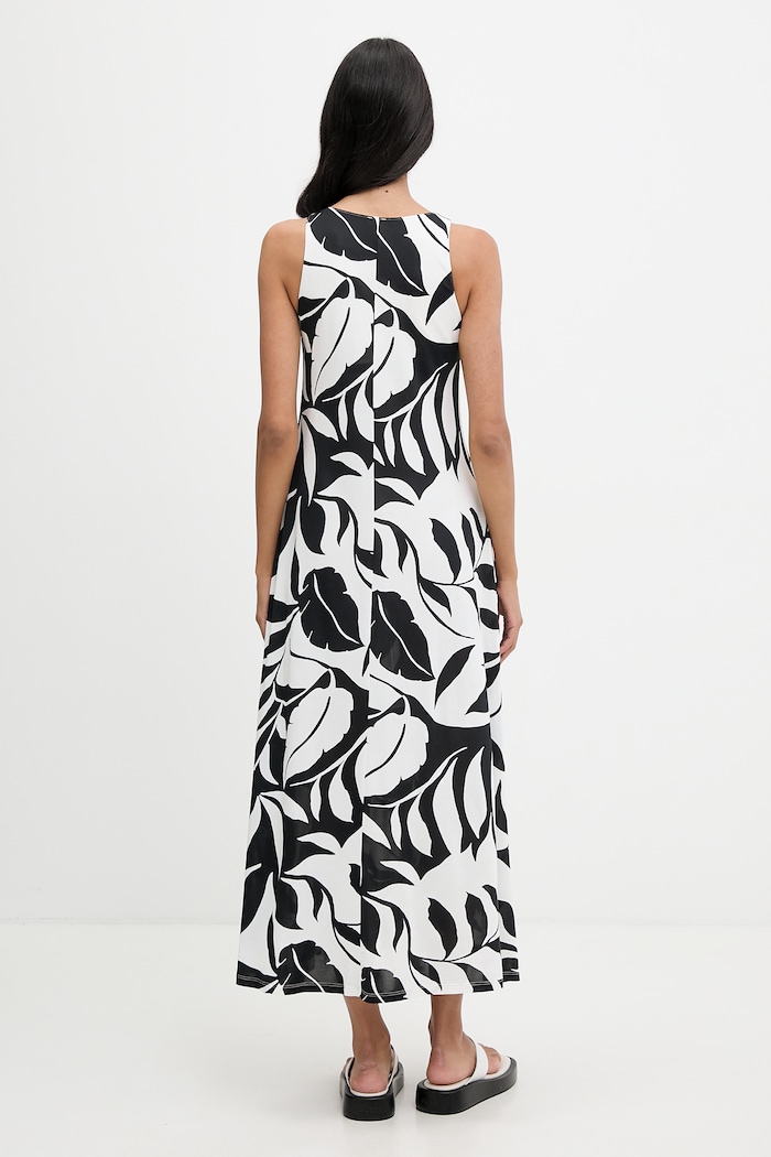 Îmbrăcăminte Max Mara Beachwear rochie cu vâscoză PASTE 2616621069600 negru