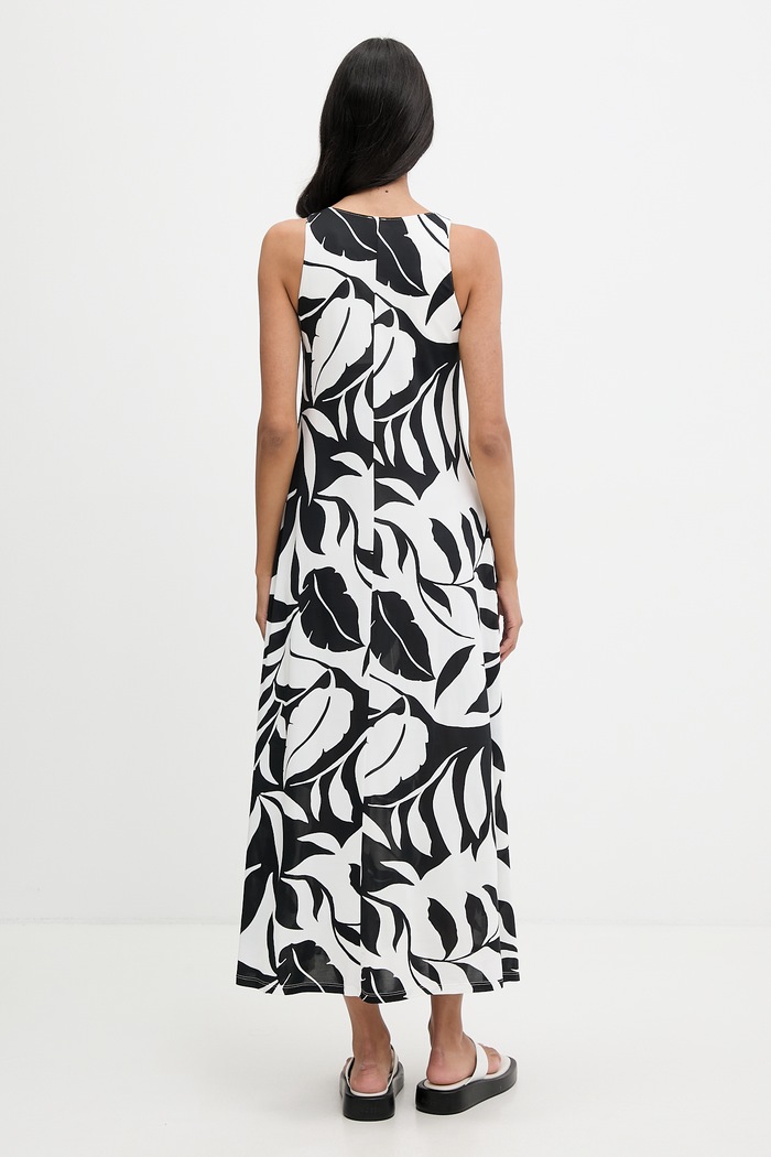 Îmbrăcăminte Max Mara Beachwear rochie cu vâscoză PASTE 2616621069600 negru