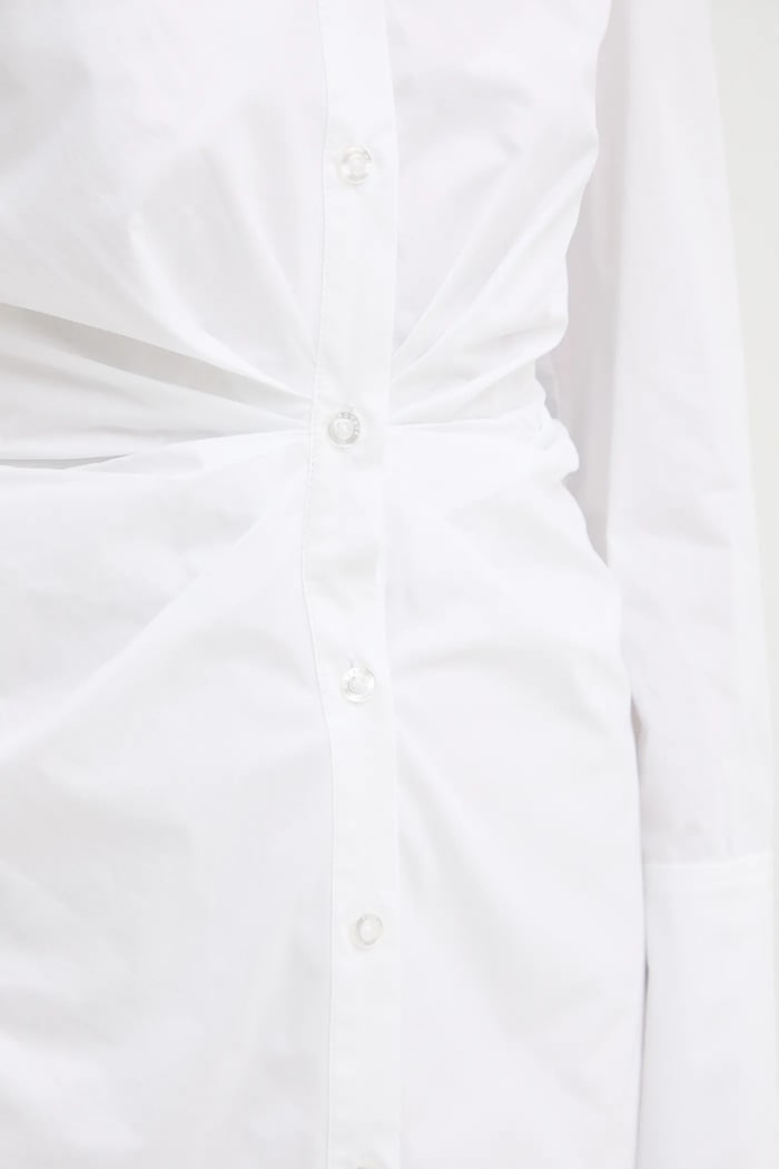 Rotate vestito in cotone 115162400 bianco