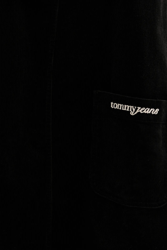 Bavlnené šaty Tommy Jeans DW0DW22463 čierna