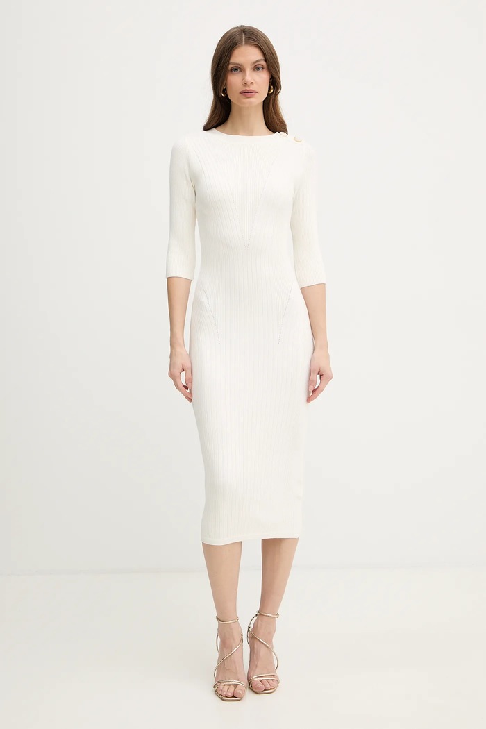 Рокля Marciano by Guess BICE еластичен бежов 6RGK39.5613Z