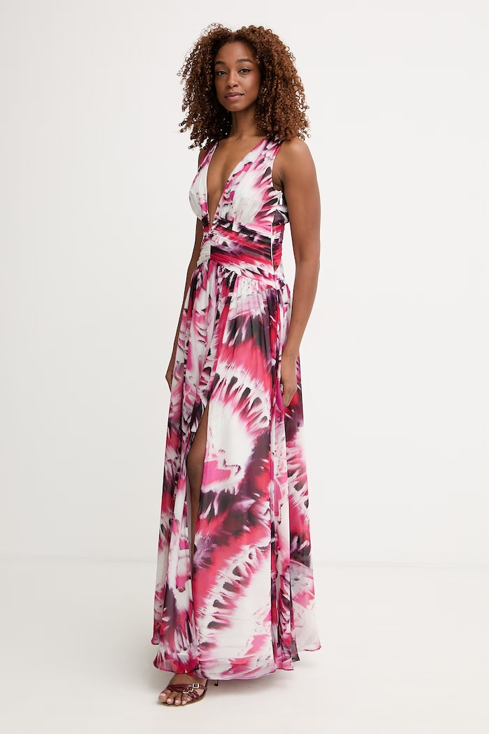 Marciano by Guess sukienka rozkloszowana ADELA G6GK14.W1787 różowy SS26