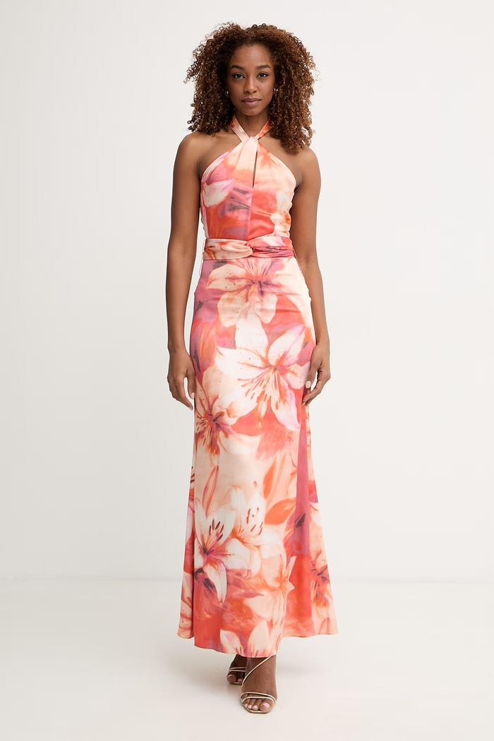 Odzież Marciano by Guess sukienka ESTELA G6GK27.W1868 pomarańczowy