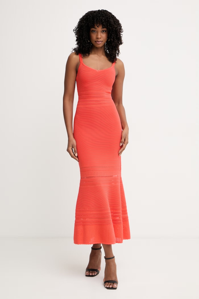 Marciano by Guess sukienka z wiskozą CAROL G6GK40.Z0635 czerwony SS26