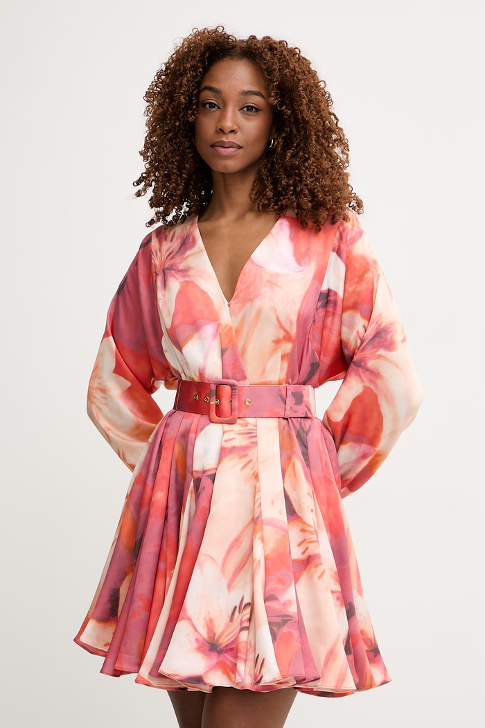 Marciano by Guess φόρεμα flared ESTELA πορτοκαλί G6GK58.W2214