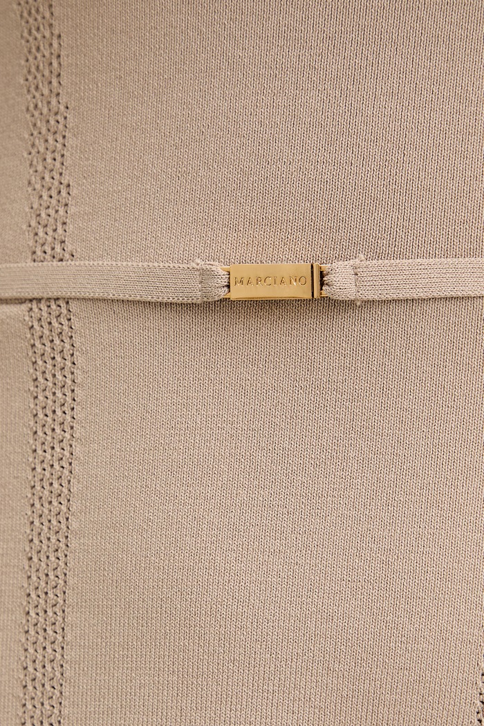 Marciano by Guess sukienka rozkloszowana z wiskozą KASHU G6GK65.Z0762 beżowy