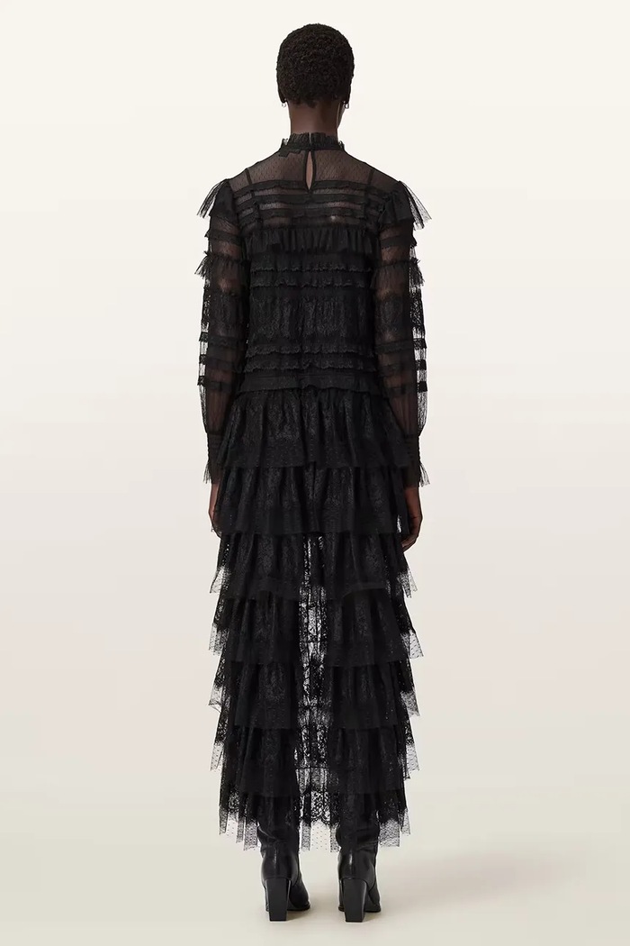 AllSaints vestito W182DD nero SS26