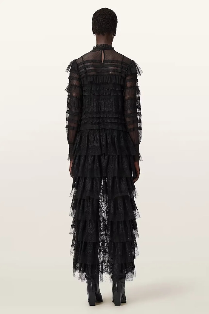 AllSaints vestito W182DD nero SS26