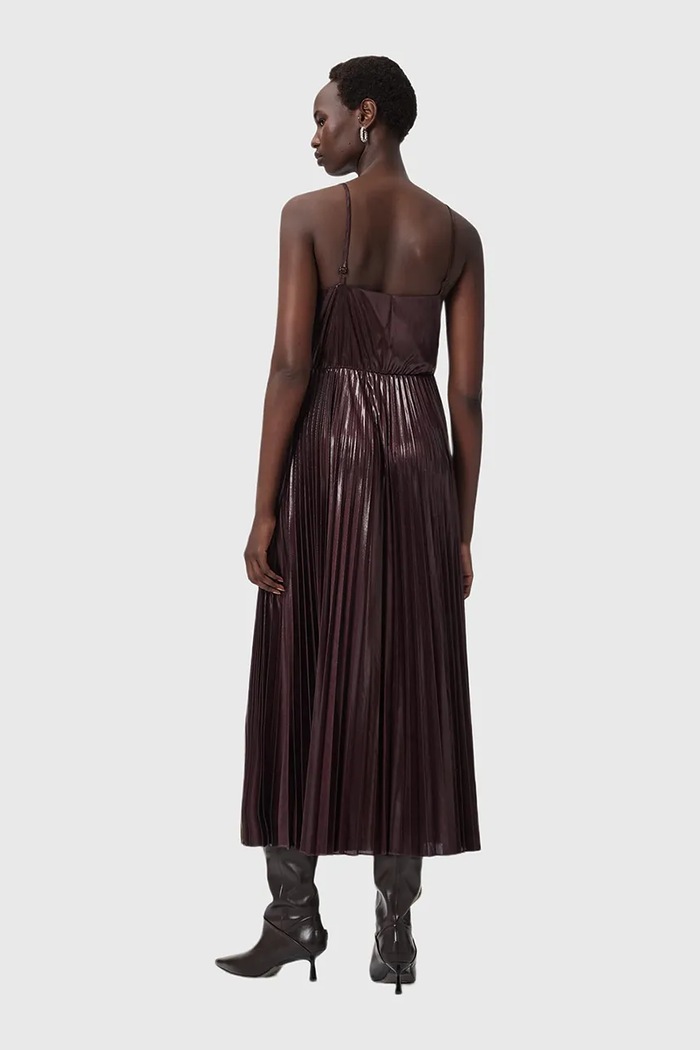Дрехи Рокля и пуловер AllSaints W328DB кафяв