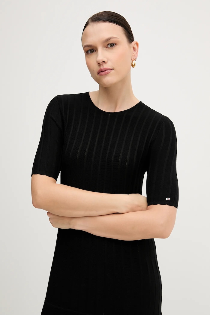 Tommy Hilfiger rochie negru WW0WW47675