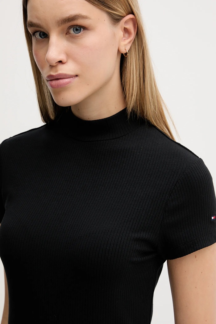 Šaty Tommy Hilfiger černá WW0WW47860