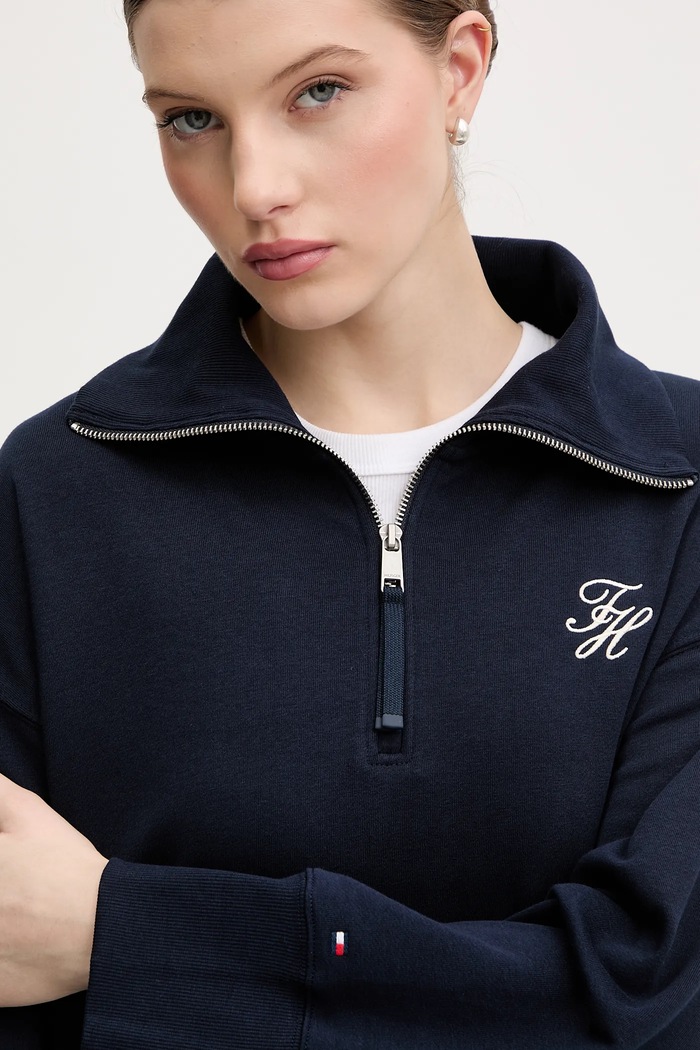 Šaty Tommy Hilfiger námořnická modř WW0WW48432