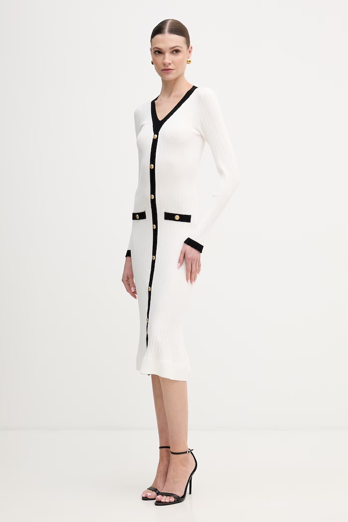 Šaty Guess LAUREL W6RK38.Z3HP2 béžová SS26