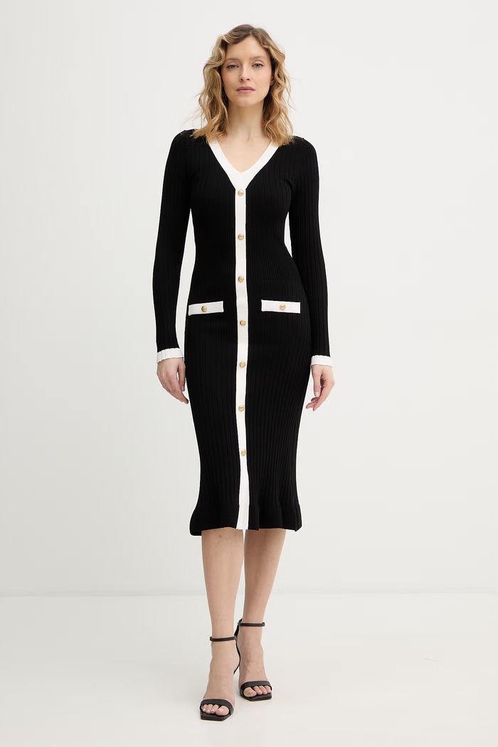 Šaty Guess LAUREL W6RK38.Z3HP2 černá SS26