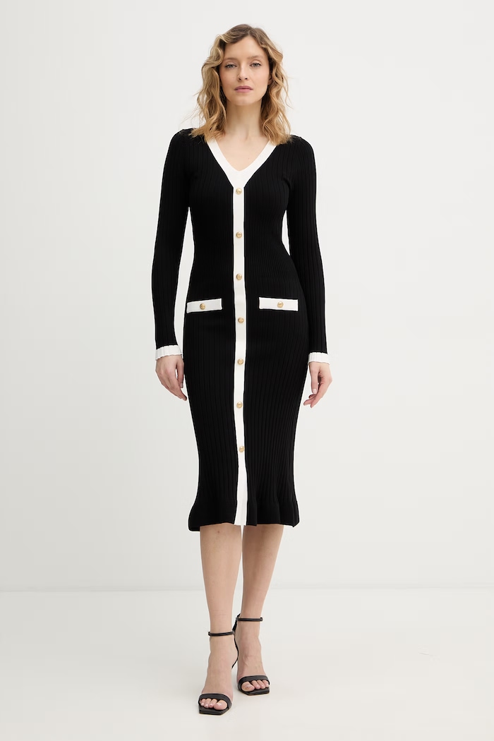 Šaty Guess LAUREL W6RK38.Z3HP2 černá SS26