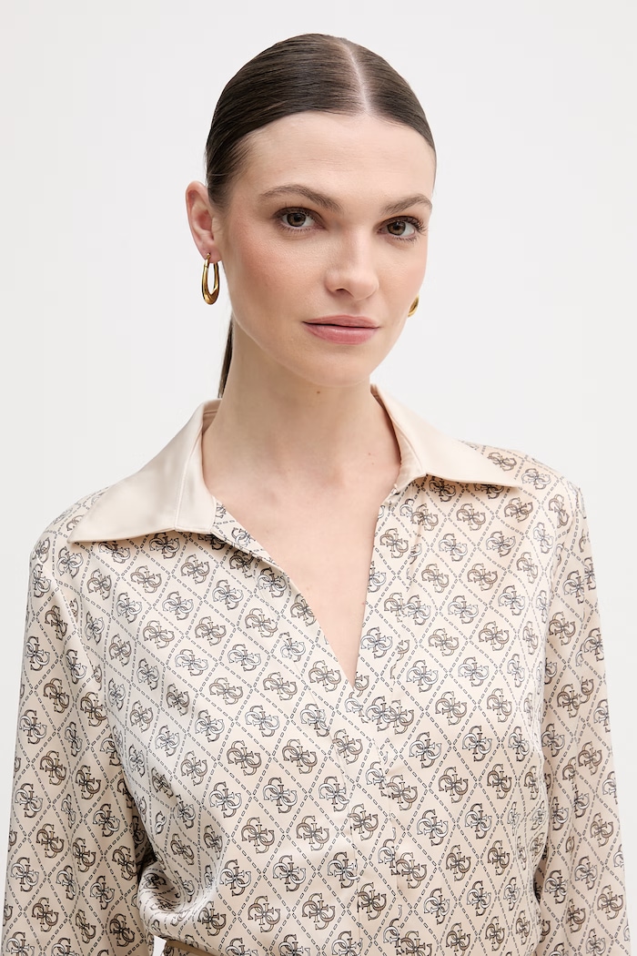 Guess sukienka BLERTA beżowy W6RK90.WF1T2