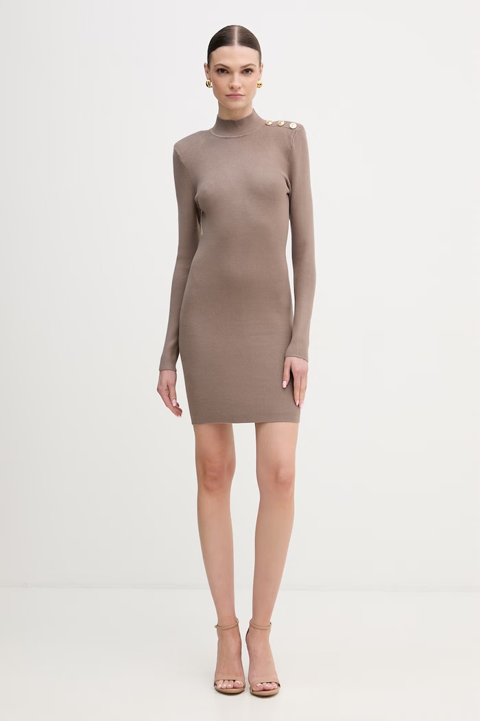 Haljina Guess ALYSSIA W6RK97.Z2YJ2 bež SS26