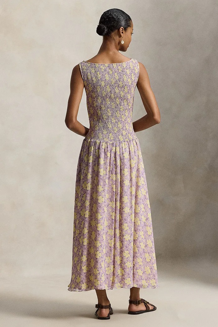 Polo Ralph Lauren rochie 211A96345 galben SS26