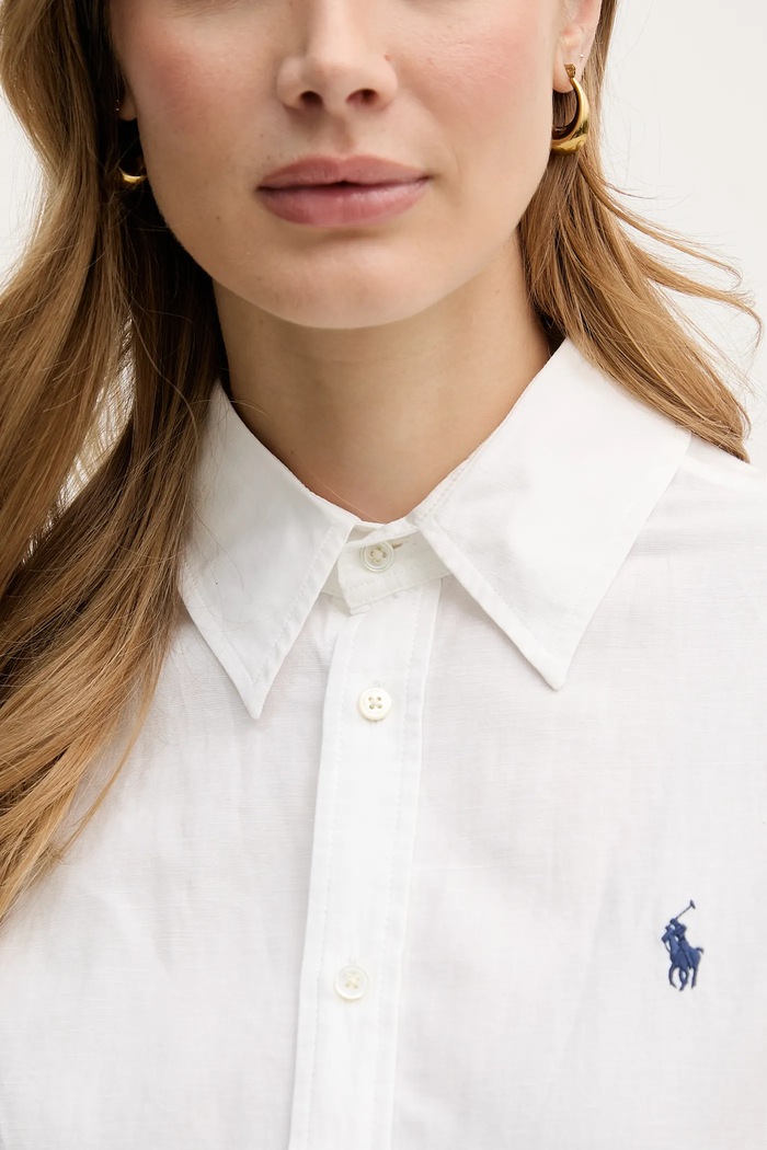 Φόρεμα από λινό Polo Ralph Lauren 211B18781 μπεζ