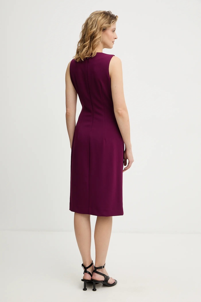 Oblečení Šaty Calvin Klein LV044E047G burgundské