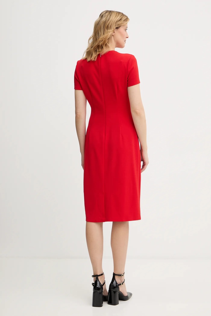 Φόρεμα Calvin Klein LV044E048G κόκκινο SS26