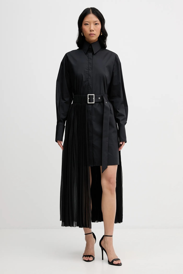 Φόρεμα Karl Lagerfeld μακρύ μαύρο B1W13052