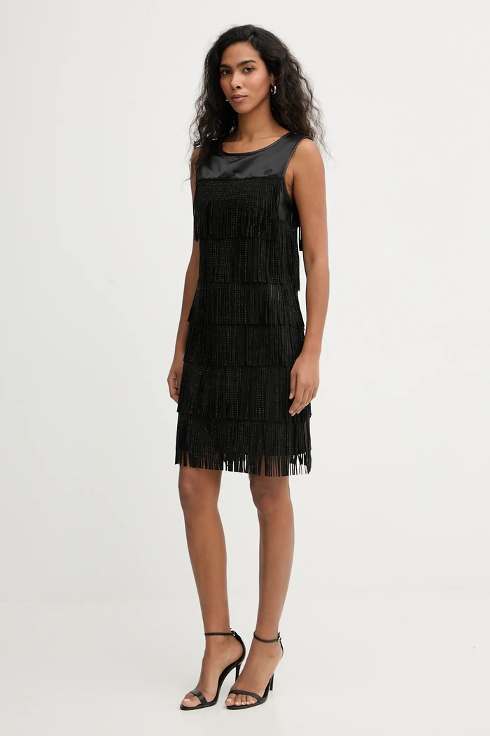 Karl Lagerfeld sukienka B1W13056 czarny SS26