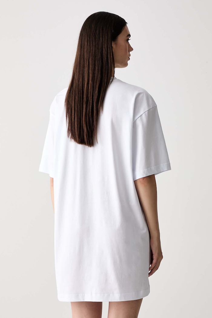 Одежда MSGM платье из хлопка 4041MDA82N.267002 белый
