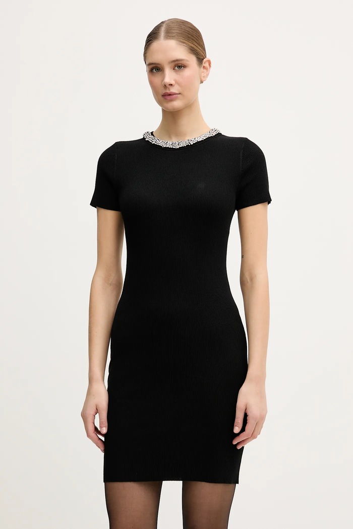 Šaty Dkny mini černá DJ6R0999