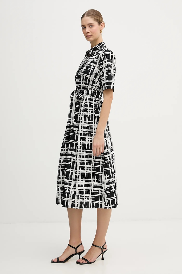 Odjeća Pamučna haljina Dkny DD5A1120 crna
