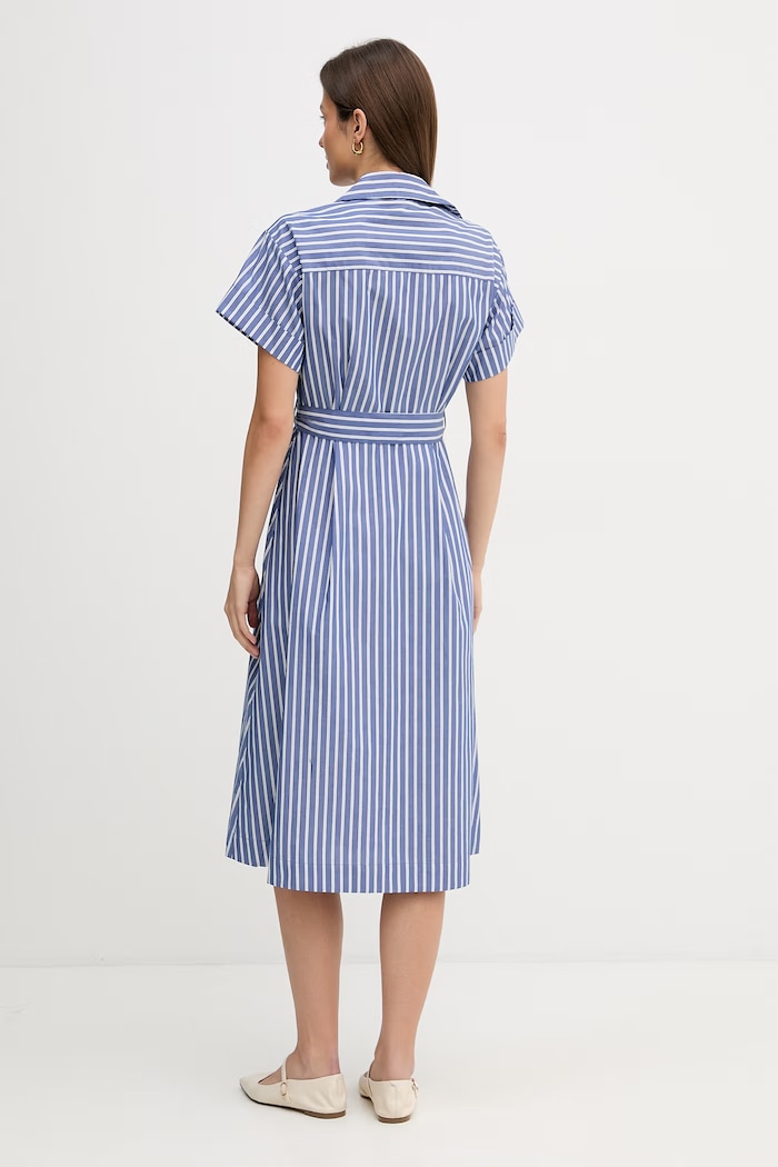 Îmbrăcăminte DKNY rochie de vară din bumbac DD5A1P12 albastru