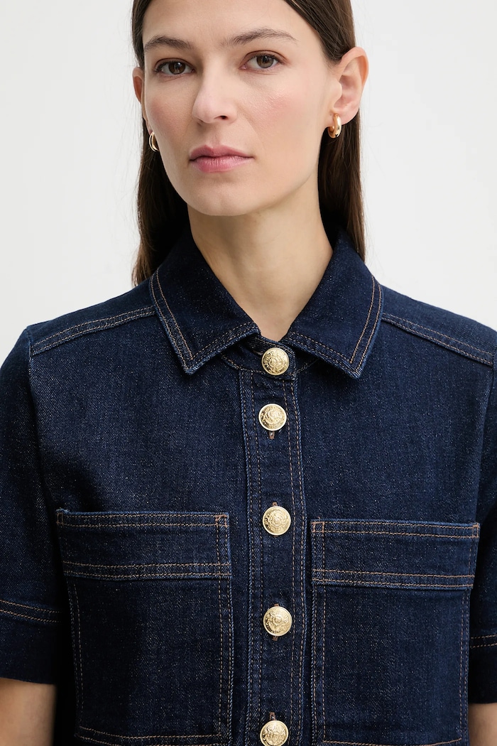 Traper haljina Dkny mornarsko plava DJ5D9126