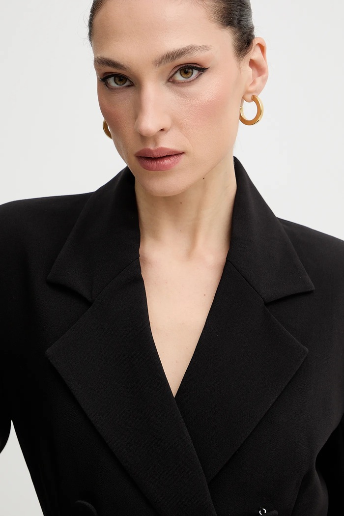 Šaty Bardot černá 60128DB