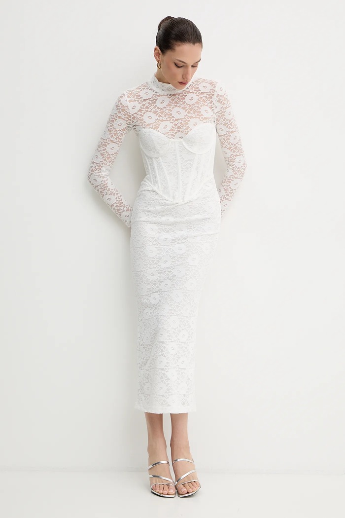Bardot vestito 60189DB beige SS26