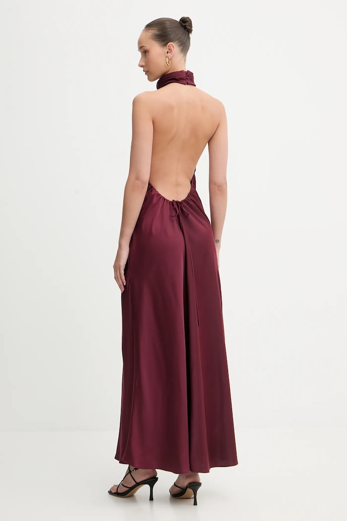 Oblečení Šaty Bardot 60247DB burgundské