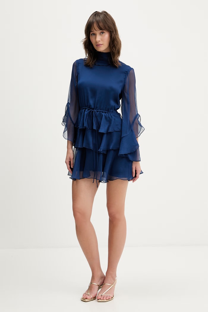 Šaty Bardot 60273DB tmavomodrá SS26