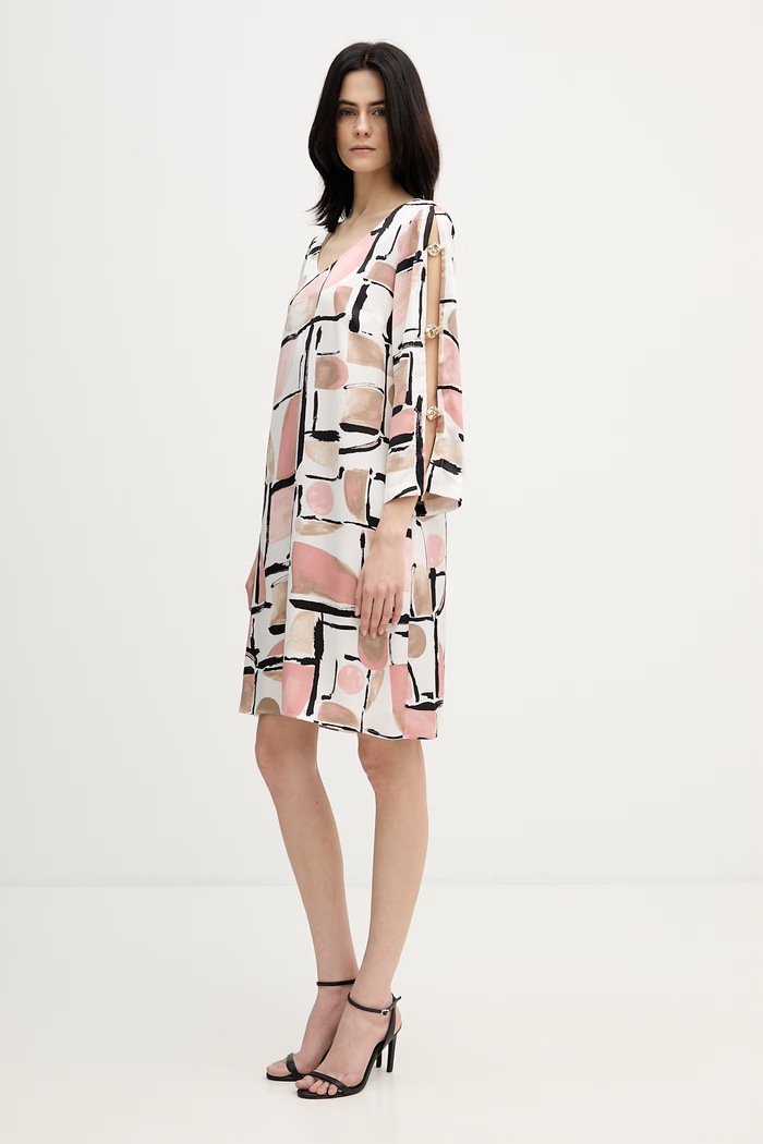 Φόρεμα Joseph Ribkoff 261258 λευκό SS26
