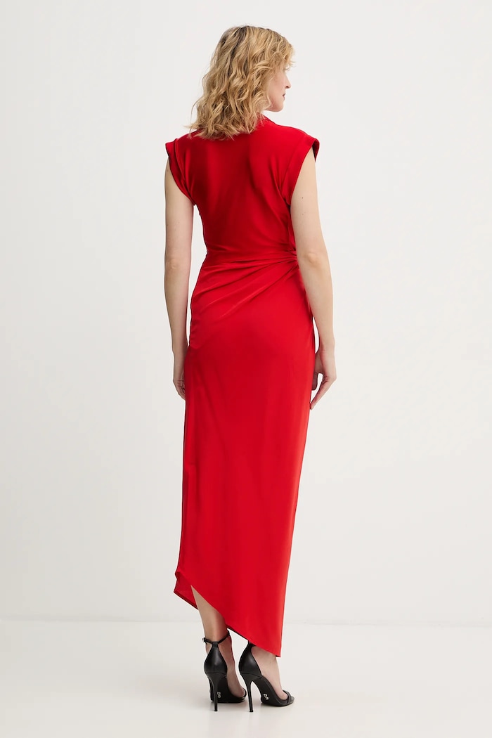 Îmbrăcăminte Victoria Beckham rochie din mătase 1126WDR006893A rosu