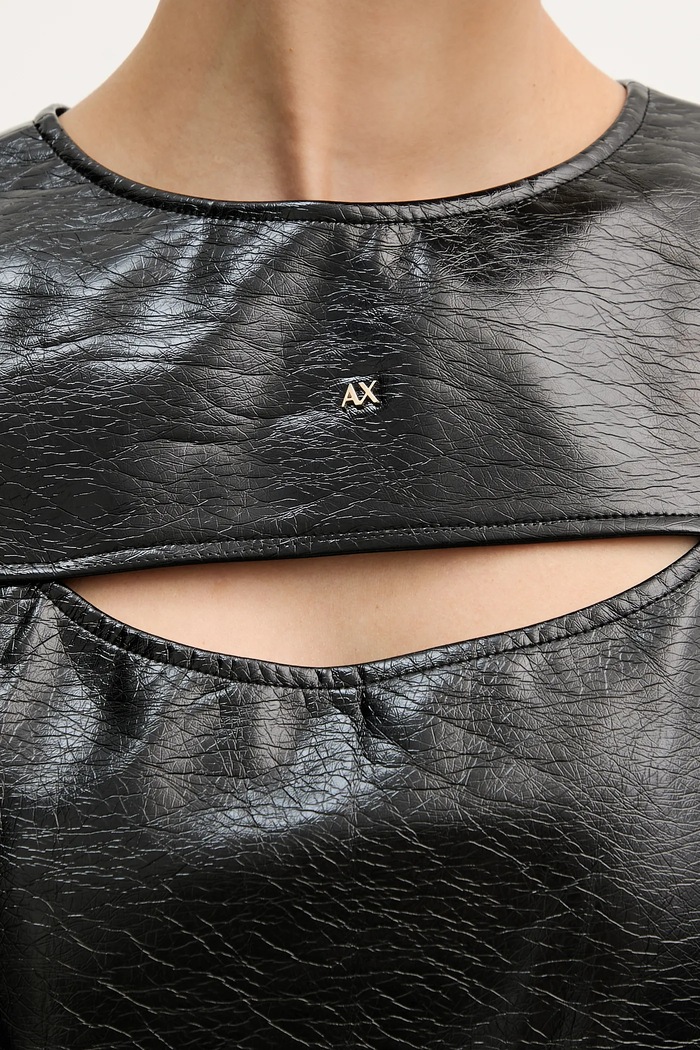Haljina Armani Exchange XW001812.AF18859 crna