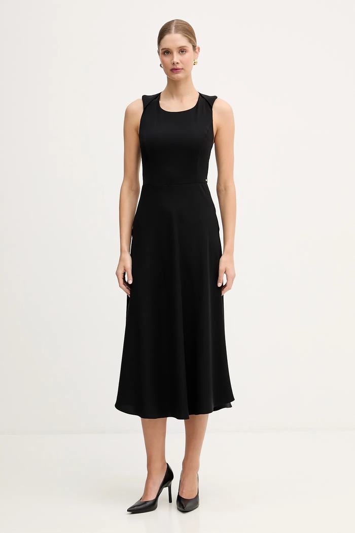 Armani Exchange vestito midi nero XW001824.AF16125