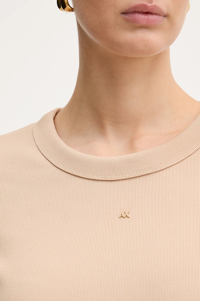 Šaty Armani Exchange XW001834.AF18852 béžová