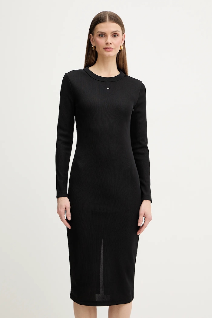 Šaty Armani Exchange midi černá XW001834.AF18852