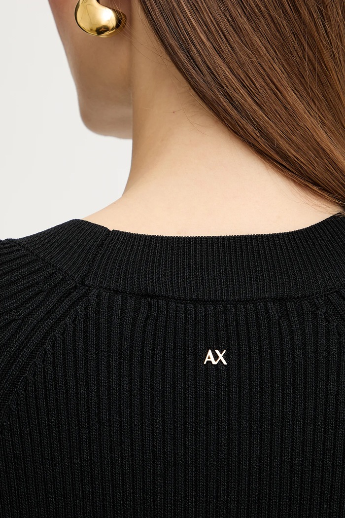 Šaty Armani Exchange XW001885.AF10352 černá