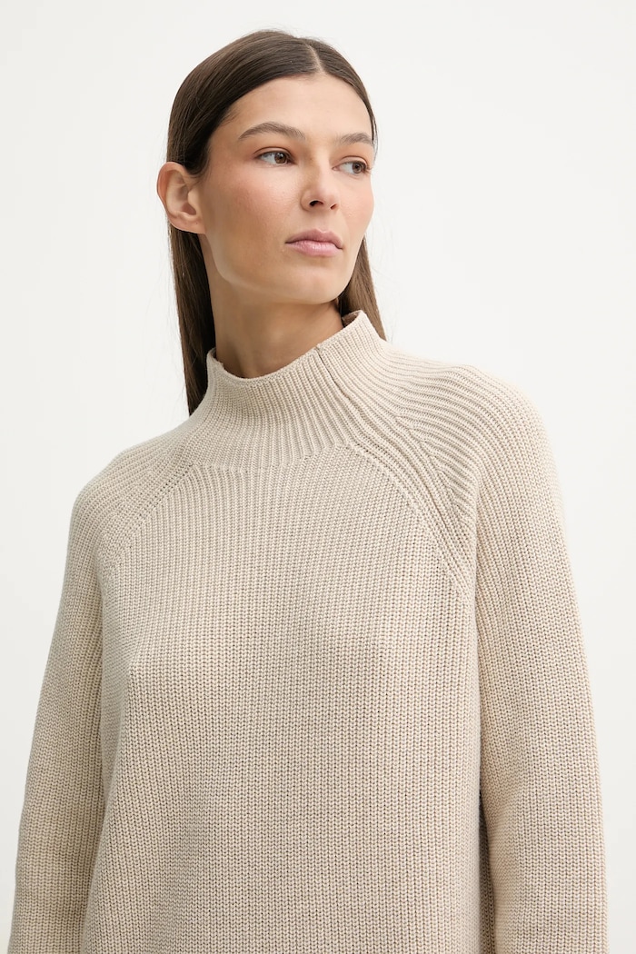 Marc O'Polo rochie cu lână bej 600605967001